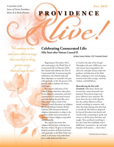 Fall 2014 Alive! Cover